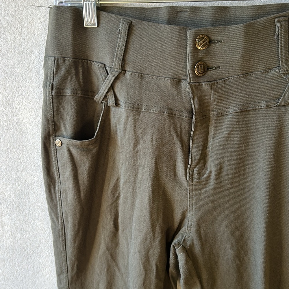 Indero pants. Stretch. Dark green. size L - Picture 4 of 9